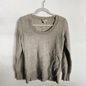 Banana Republic Wool + Cashmere Grey Sweater
